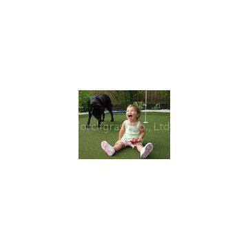 Polyethylene Polypropylene Commercial Artificial Grass , Imitation Grass