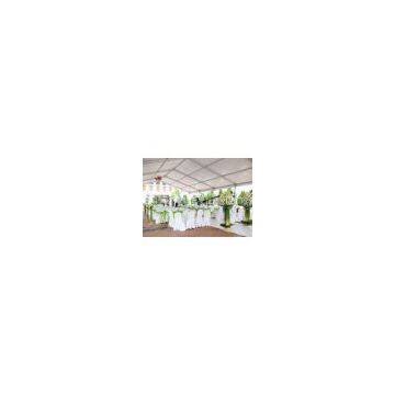 Heavy Duty Aluminum White 20 By 20 Outdoor Party Tent For Wedding , Clear Span Tent