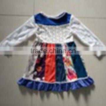 Cute Girls Easter Holiday Romper Beautiful Bunny Embroidered Baby Girls Rompers For Wholesale photo-2