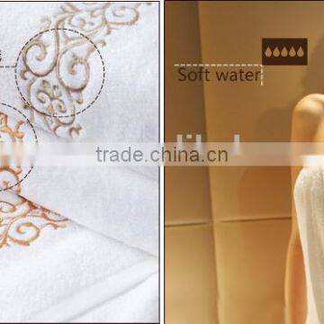 Мягкая и впитывающая полушерстяная банная полотенца из 100% хлопка photo-2