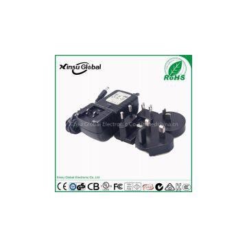 12V 2.5A Interchangeable Plugs Adapter for CCTV LED Strip photo-3