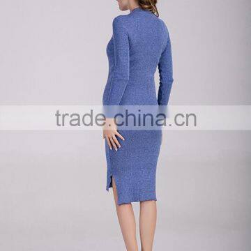 Women Fashion Design Maternity Dress Pregnant Stretch Bandage Long Sleeve Dresses For Ladies photo-5
