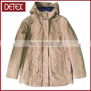 Wholesale Khaki Winter Army Hooded Parka Men