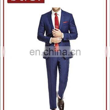 Latest Hot Sale Man Blue Suit Pant Coat Made In China