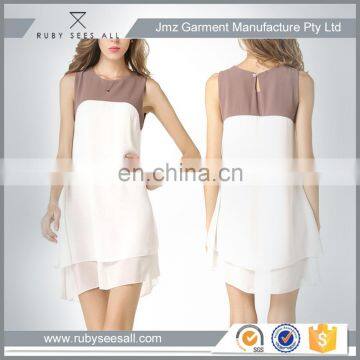 Thin Chiffon Boutique Dress New Style For Office Lady