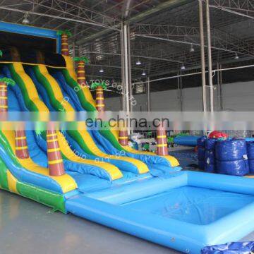 Tree & pool jumper Inflatable holiday water slide