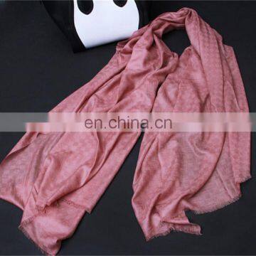 2017 best selling cashmere silk blend autumn winter warm women shawl plain color fashion lady jacquard pashmina scarf shawl