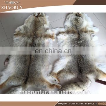 Factory direct sale fur skin whole coyote fur skin