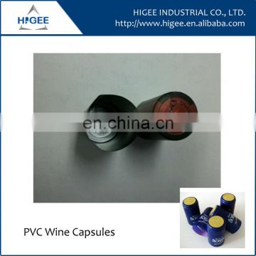 PVC heat shrinkable film Wine capsule,plastic Wine Bottle Capsule