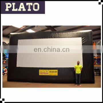 Giant PVC inflatable projection screen/inflatable movie screen