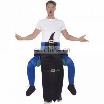 Funny Halloween Carnival Party Piggyback Ride On Witch Costume