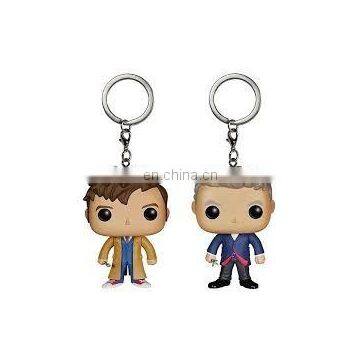 Newest fashion Resin Japanese anime figurine keychain