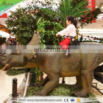 High quality animatronic electric walking dinosaur amusement rides