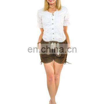 Traditional Ladies Stylish Lederhosen Shorts LEDERHOSEN SHORTS