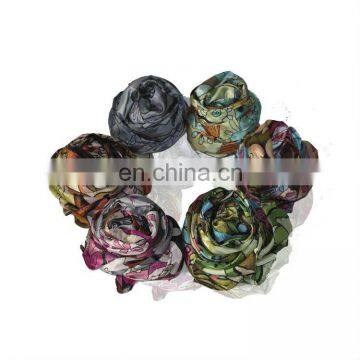 the newest colorful polyester scarf 2012-2013(JDY-060 col.10)