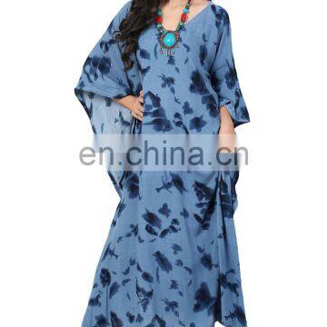 Floral Printed Party Wear Designer Kaftan / Latest Actress Dresses Collection 2017(kaftan Dress) photo-3