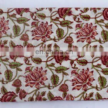 Wholesale online shop_Indian Sanganeri Hot Block print cotton fabric_jaipuri dabu print cotton fabric online sales portal_BPF-19