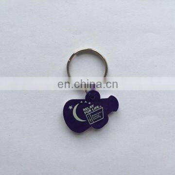 Popular Rubber Printed PVC keychain