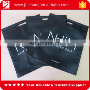 Durable recycled pp non woven shopping bag with die cut handle