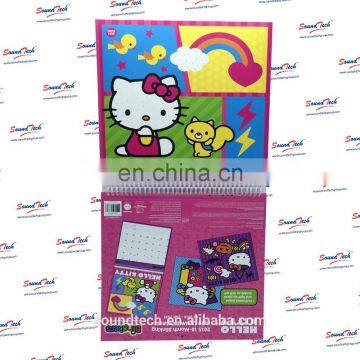 Press Button Fiber Optic Light up Desktop Calendar photo-3