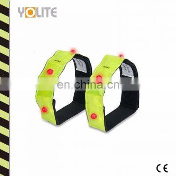 New Design Products Bracelet Luminous Sport Armband For Running Promotional Product Reflective Flashing LED Slap