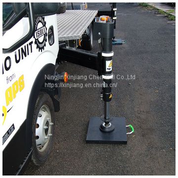 uhmw pe crane leg support pad / trailer tongue jack / camper jack pads