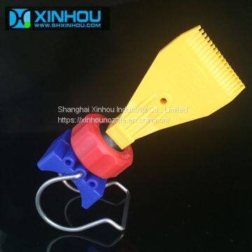 Air blower Clamp nozzle for metal cleaning and surface treatment