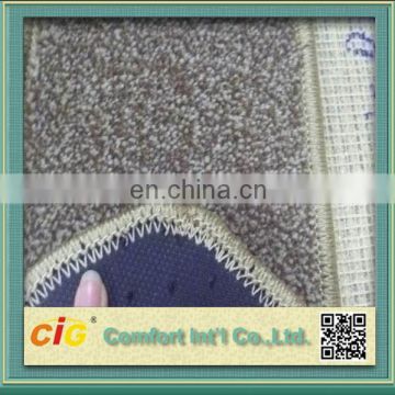 Polyester Tufting Carpet With Nibbed PVC Backing