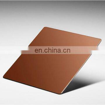 Antique Red Copper Stainless Steel Sheet With Anti-Finger Print