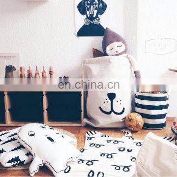 High Quality Canvas Storage Bags Toy Storage Bags Nursery Room Organizer Laundry Bags Accessory for Toy Tent of Kids Room photo-6
