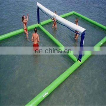 Customized Outdoor Inflatable Water Volleyball Court Inflatable Water Fun Equipment For Sale