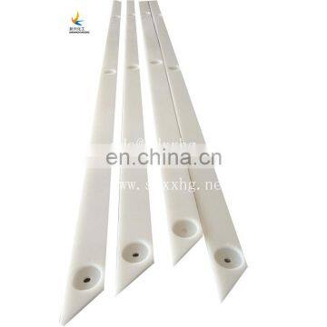 PE material and as customers' drawing or sample size uhmw strips factory customized black HDPE wear strip plastic slide rail