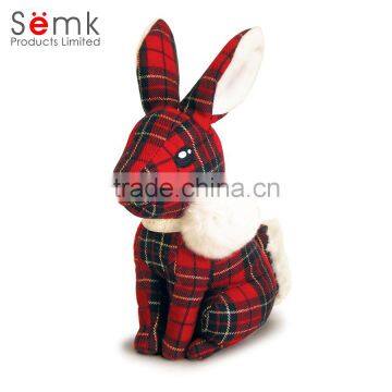 Customize funny polyester material rabbit baby plush animal gift