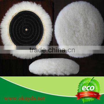 Wool textile polishing pad