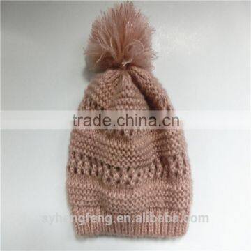 2016 factory direct wolesale winter lady hat crochet hat