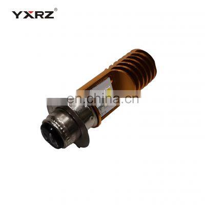 Hot Sell Super Bright Headlight 8-80V Golden Double Side Ceramics Two Sockets Motorcycle Led Bulb