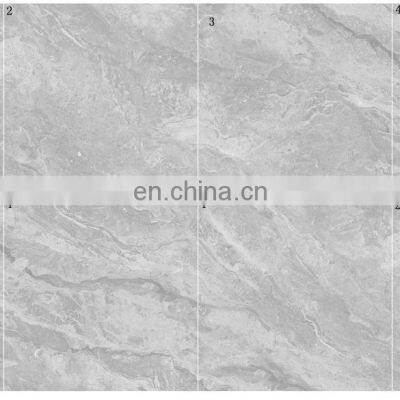 Continuous Pattern 800x800 Grey High Glossy Marble Polished Floor Tilescheap Price JM88376D photo-3