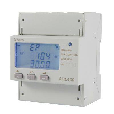 High Quality Acrel ADL400/F Multi Tariff Energies Din Rail 3phase 4wire 220/380V Energy Meter for Power Consumption Monitoring With MID Certificate photo-2