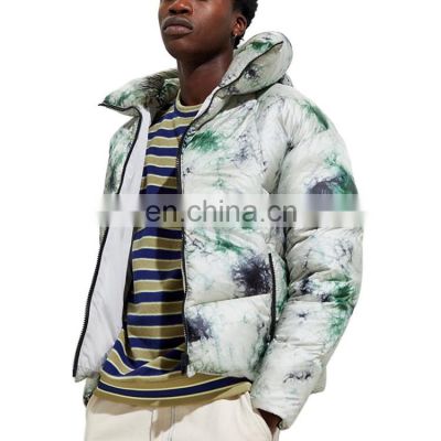 Factory Outlet 2021 Christmas Newest Low Price Customized Men's Winter Jacket Street Style Printed Warm Thick Bubble Down Jacket