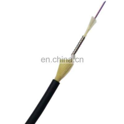 PE sheath fiber optic cable outdoor 12 core single mode dielectric self-supporting aerial fiber optic cable with double PE