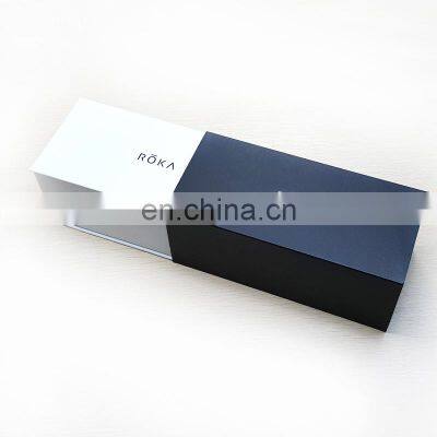 Factory Sale Customized Printed With Logo Reading Glasses Cases Folding Sunglasses Box Vintage photo-2