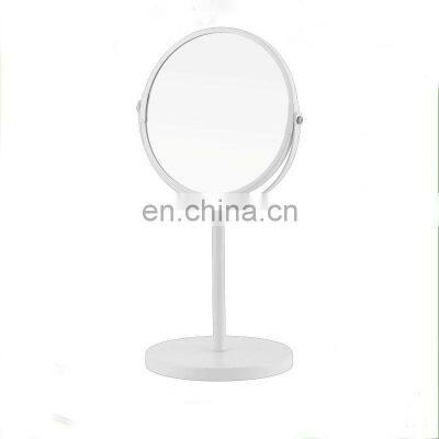 Table Stand Plastic Bathroom Makeup Mirror Round Shape Decorative Mirror Beauty Mirror for Customized Color photo-3