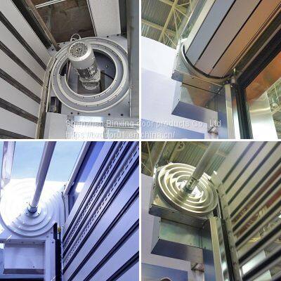 Roll Fast Roll Up High Speed Door Insulated Aluminium Rapid Hard High Speed Door photo-4