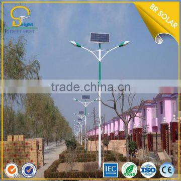 Replace 400W HPS Lamp 10M Pole 100W Solar Street Lights solution