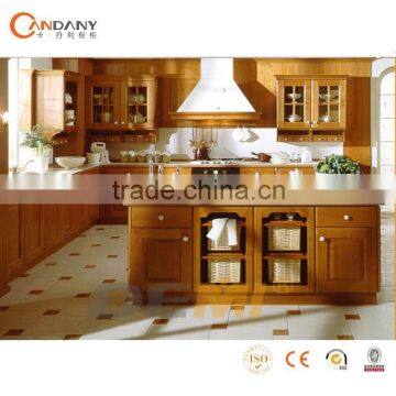 Natural Wooden Melamine Board Kitchen Cabinets,pvc Countertops