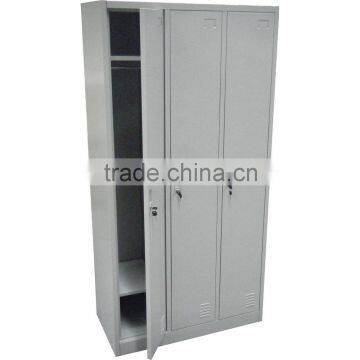 Ready to Assemble Knock Down Metal 3 Door Single Tier Full Length Lockers photo-3