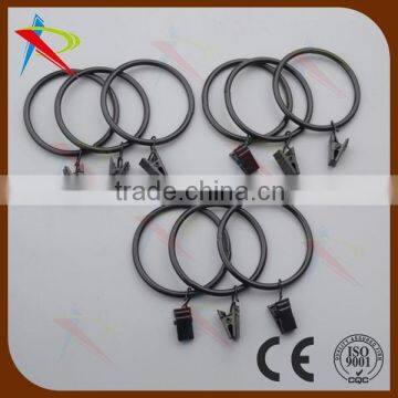 Window curtain ring clips metal curtain drapery ring clips