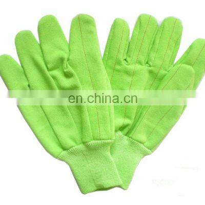Oil and Gas Industry Men Knit Wrist Brown Jersey Cotton Construction Gloves,Warm Cotton Gloves photo-4