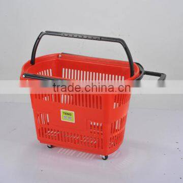 All Plastic Material Shopping Bakset With Single Handle Handle Plastic Basket photo-4
