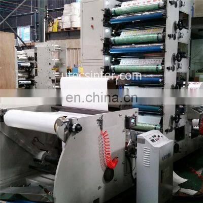 UTR650 HDPE HDPP Polyethylene Film Flexographic Printing Machine, Paper Napkin Reel Roll Flexo Printer Machinery photo-4